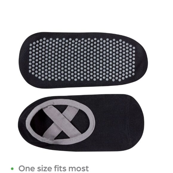 Gaiam Grippy Yoga Barre Socks, 2 Pack, Multicolor, M/L - Picture 2 of 5